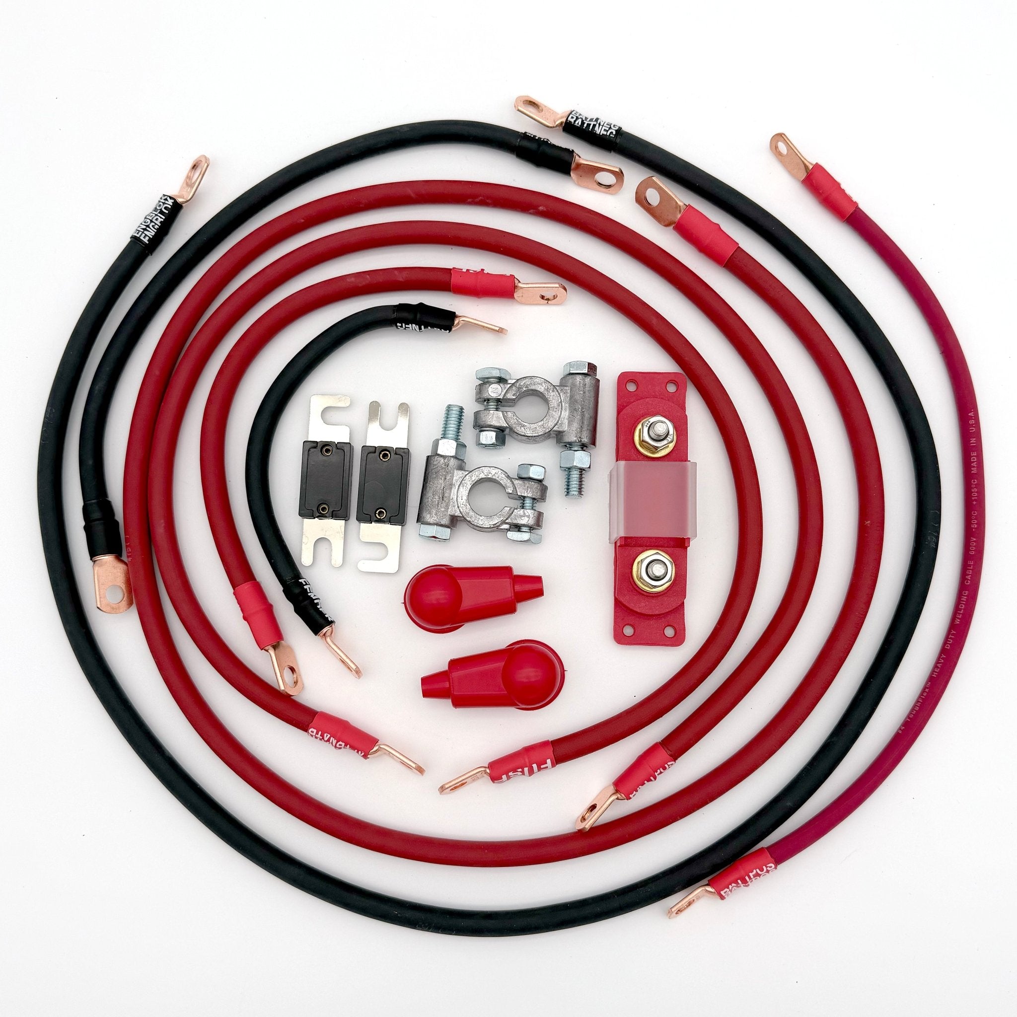 Toyota Tacoma Big 7 Battery Cable Kit (Gen 1 - 1995 - 2004) - TEQ Offroad