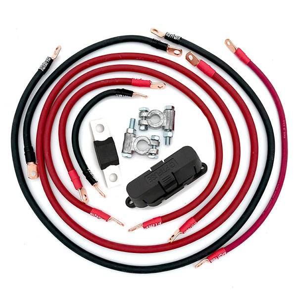 Toyota Tacoma Big 7 Battery Cable Kit (Gen 1 - 1995 - 2004) - TEQ Offroad