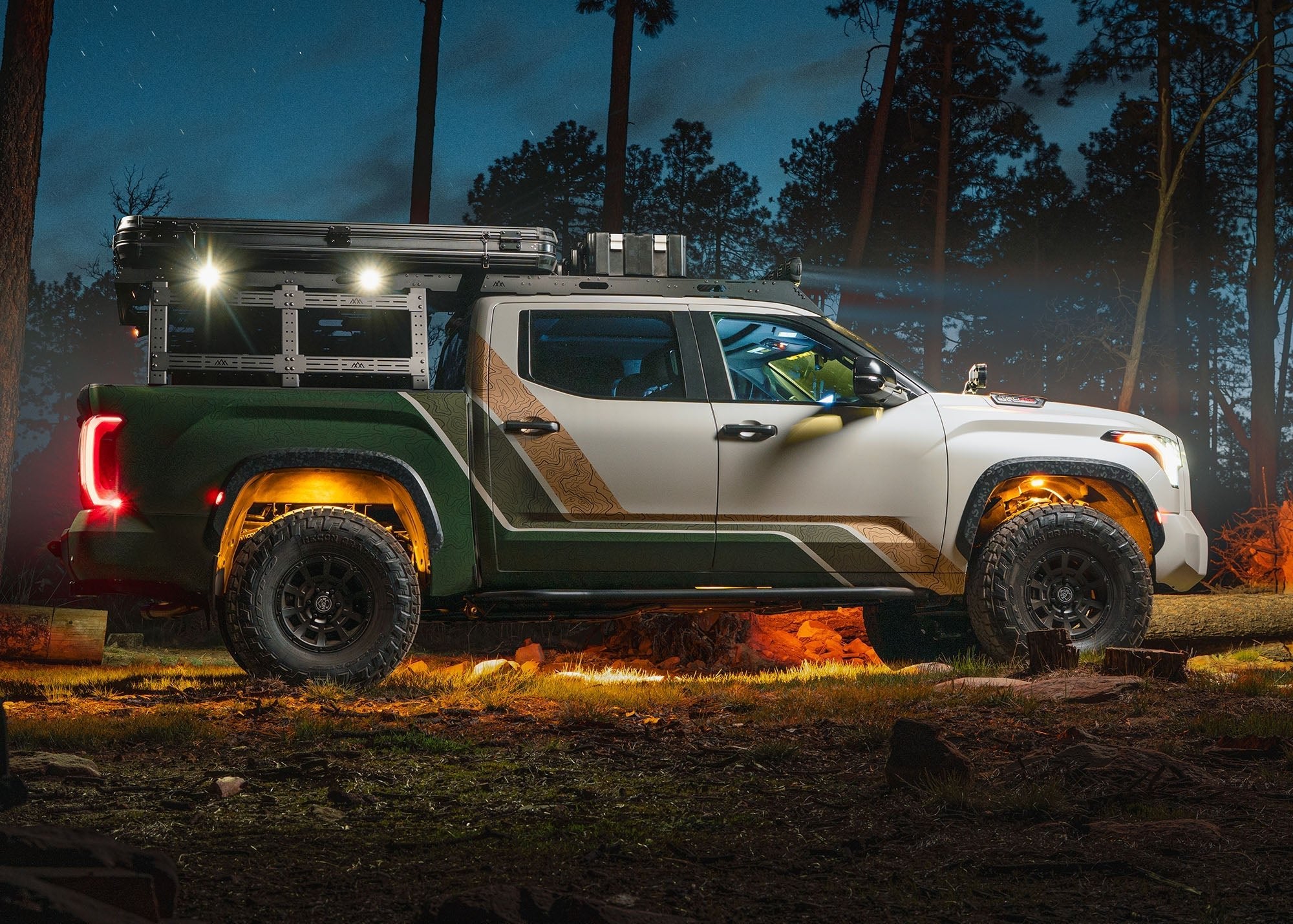 Toyota Tundra Bed Rack - DRIFTR Topper Add - on - TEQ Offroad