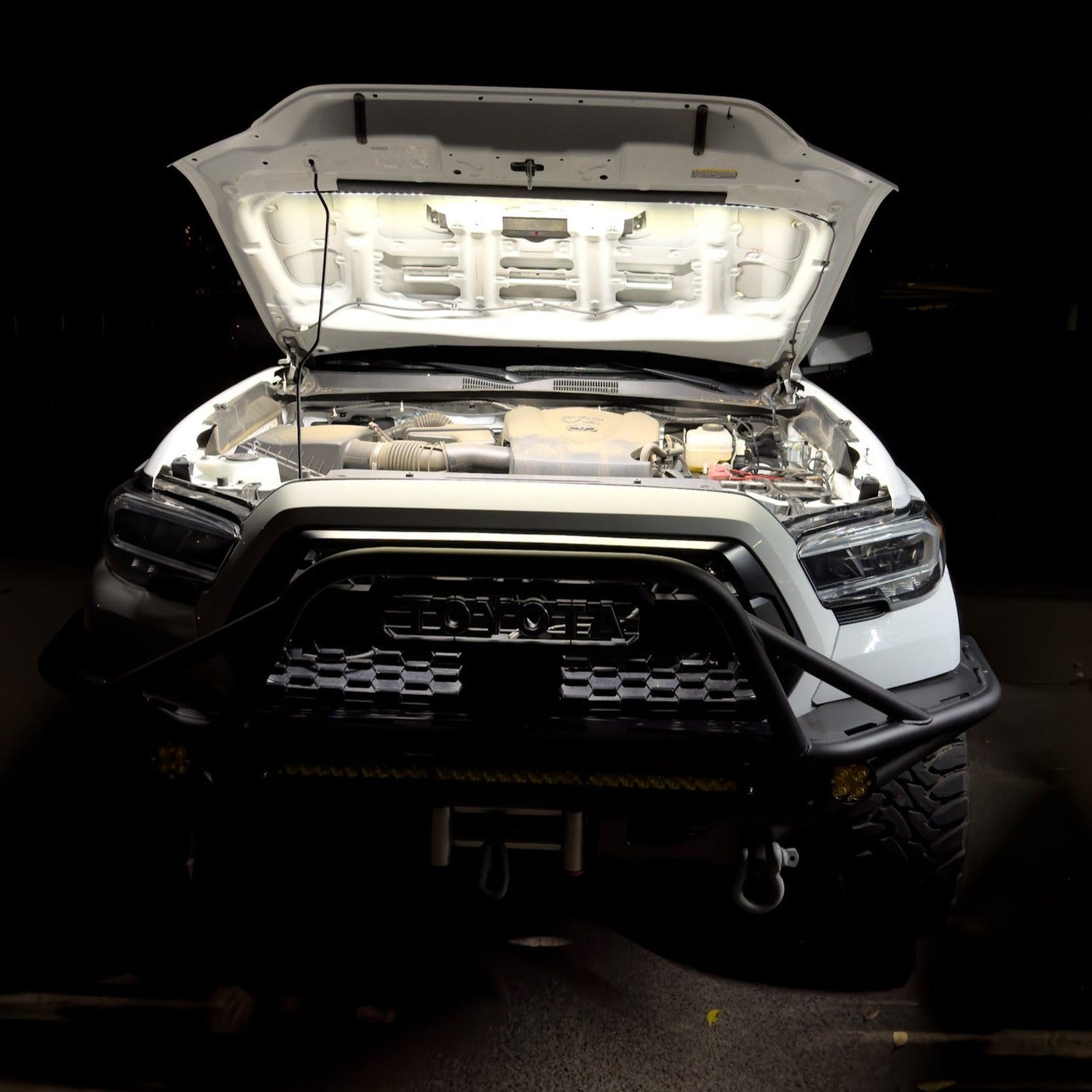 Under Hood LED Light Kit for ALL MAKES and Toyotas (4Runners, Tacomas, Sequoias, Tundras, LC, FJ, GX)